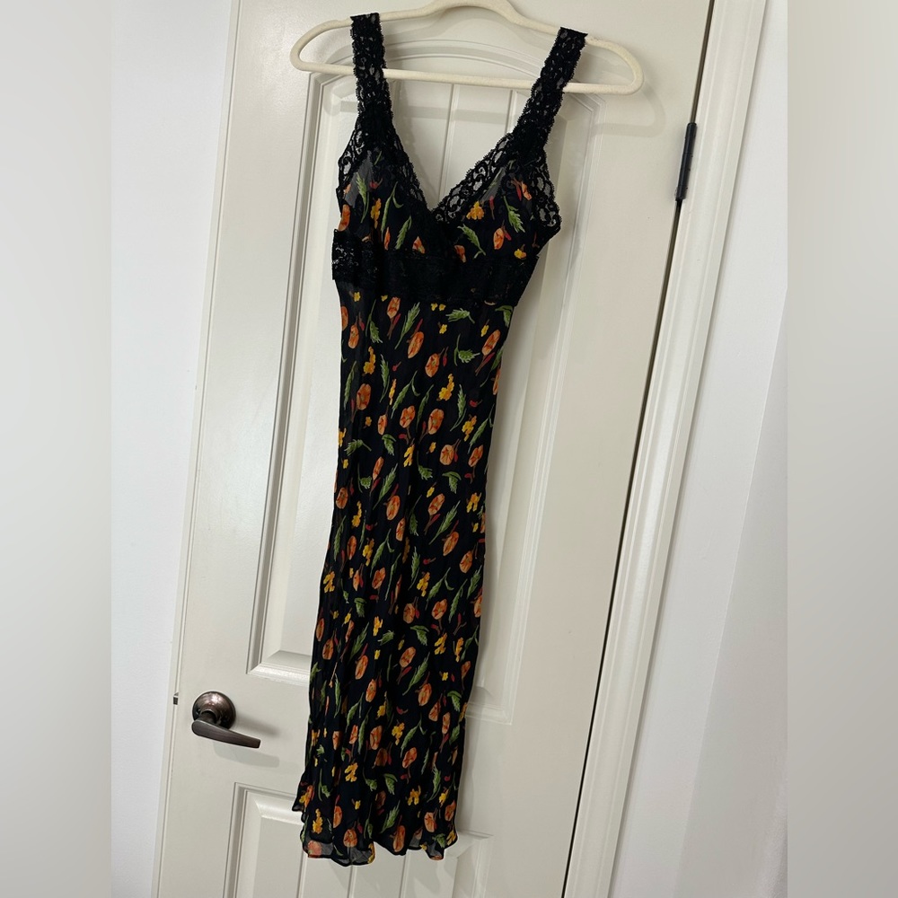 Vintage betsey Johnson sheer slip dress